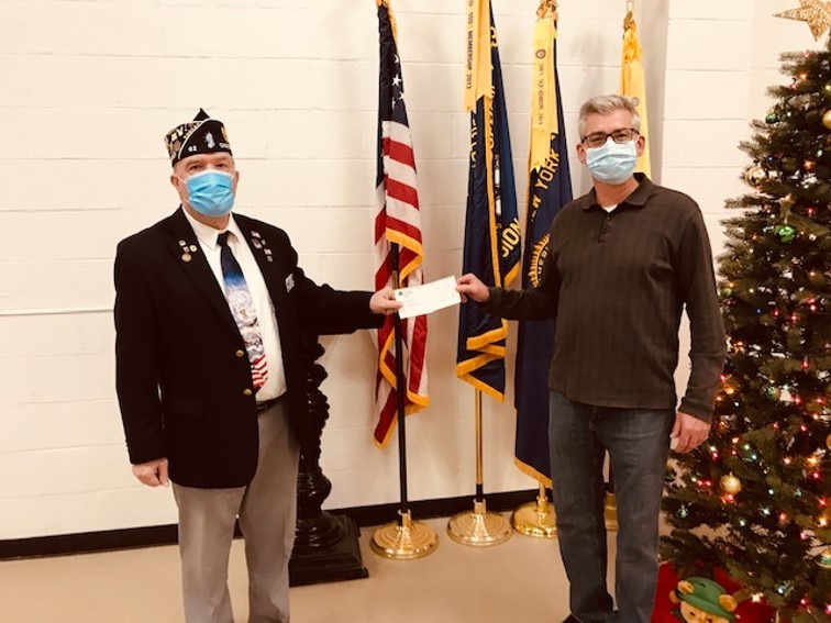 Legion donates to Veterans Van Fund News, Sports, Jobs Observer Today